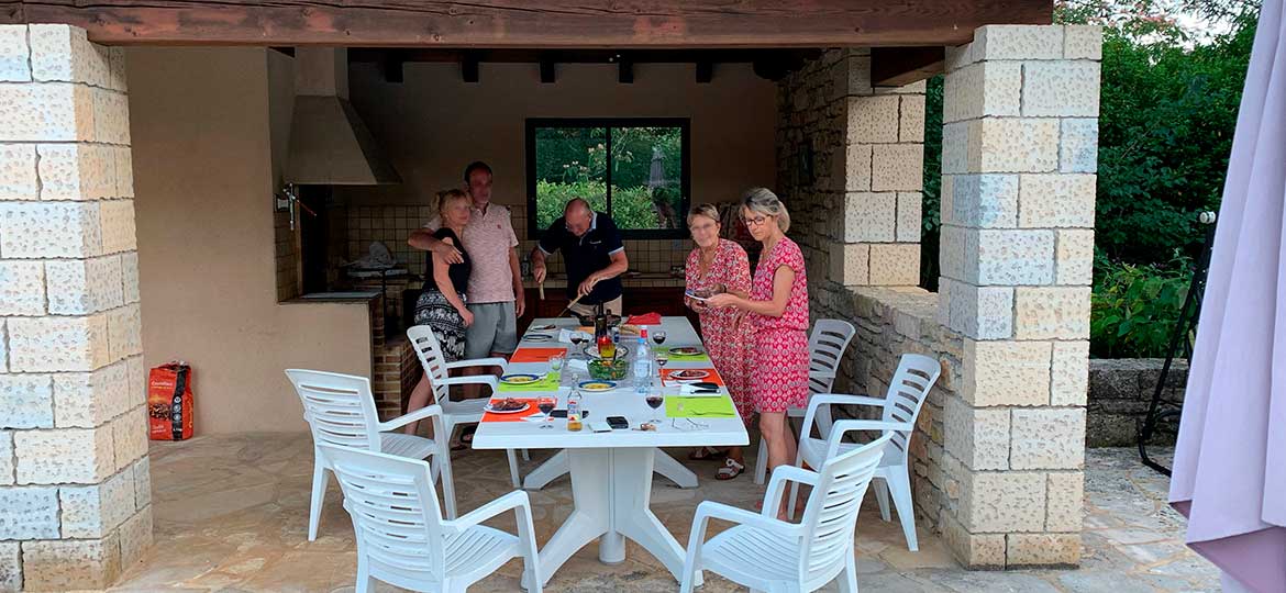 La cuisine d'été du Moulin du Boisset