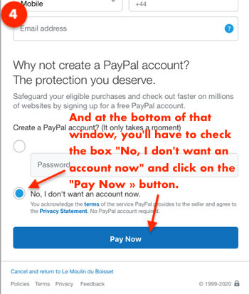 Paypal explanation