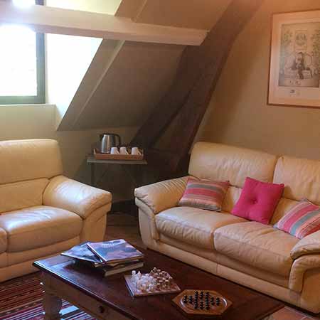 Le petit salon du Moulin du Boisset